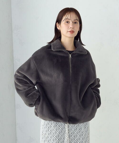 COMME CA ISM / コムサイズム ブルゾン | ファー　ブルゾン | 詳細5