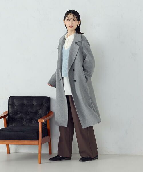 COMME CA ISM / コムサイズム トレンチコート | ロングチェスターコート | 詳細2