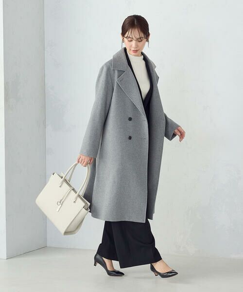 COMME CA ISM / コムサイズム トレンチコート | ロングチェスターコート | 詳細5