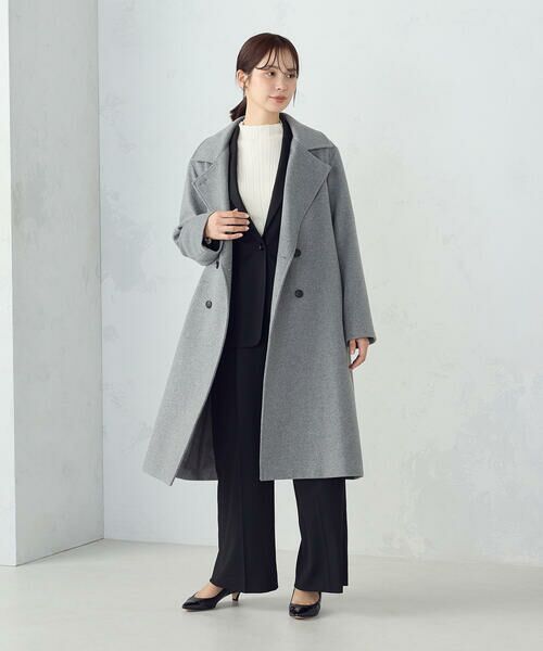COMME CA ISM / コムサイズム トレンチコート | ロングチェスターコート | 詳細7