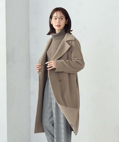 COMME CA ISM / コムサイズム トレンチコート | ロングチェスターコート | 詳細30