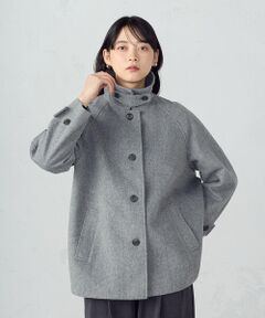 COMME CA ISM / コムサイズム ステンカラーコート | ステンカラーコクーンコート