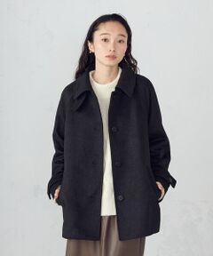 COMME CA ISM / コムサイズム ステンカラーコート | ステンカラーコクーンコート