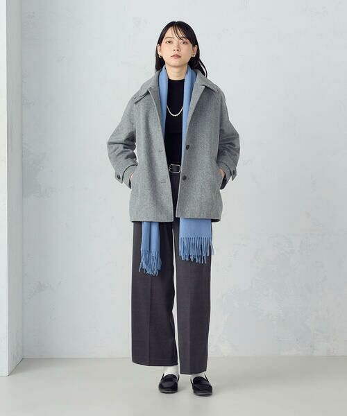 COMME CA ISM / コムサイズム ステンカラーコート | ステンカラーコクーンコート | 詳細3