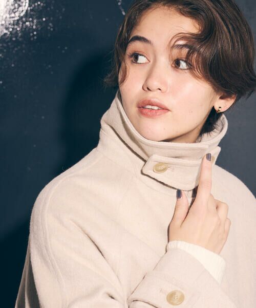 COMME CA ISM / コムサイズム ステンカラーコート | ステンカラーコクーンコート | 詳細21