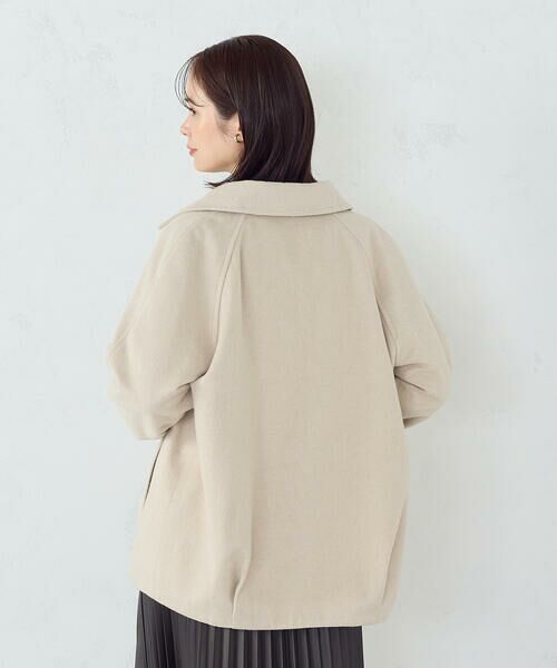 COMME CA ISM / コムサイズム ステンカラーコート | ステンカラーコクーンコート | 詳細26