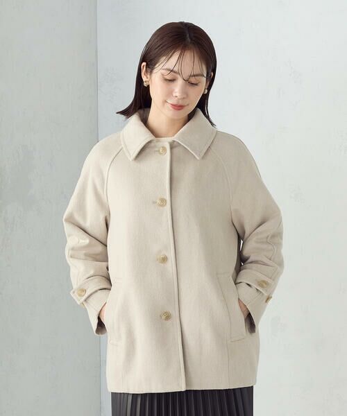 COMME CA ISM / コムサイズム ステンカラーコート | ステンカラーコクーンコート | 詳細27