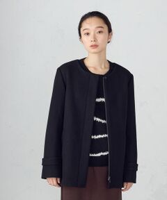 COMME CA ISM / コムサイズム ピーコート | 2WAYフーデッドショートコート