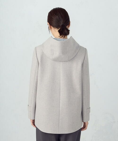 COMME CA ISM / コムサイズム ピーコート | 2WAYフーデッドショートコート | 詳細9