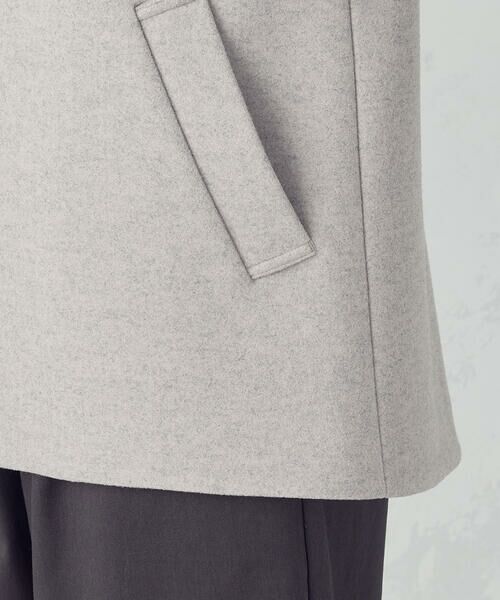 COMME CA ISM / コムサイズム ピーコート | 2WAYフーデッドショートコート | 詳細14