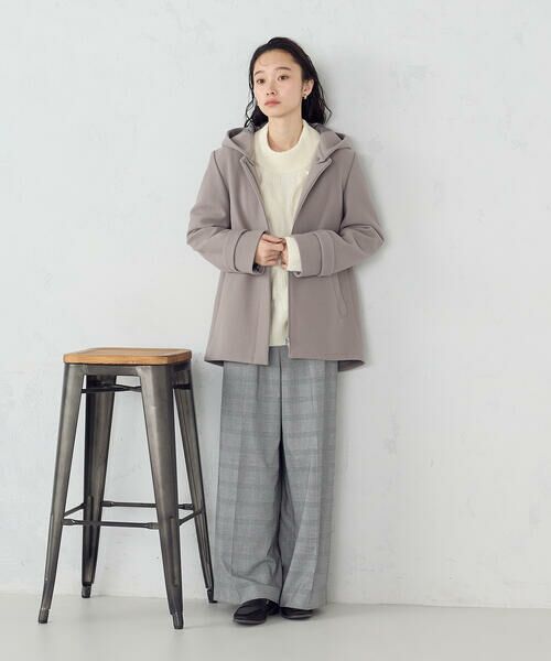 COMME CA ISM / コムサイズム ピーコート | 2WAYフーデッドショートコート | 詳細22