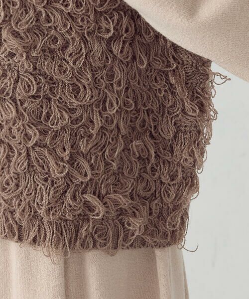 COMME CA ISM / コムサイズム ロング・マキシ丈ワンピース | 【ウォッシャブル】セットアイテム ループベスト付きレイヤードワンピース | 詳細20