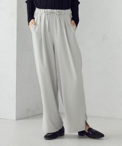 COMME CA ISM / コムサイズム その他パンツ | 裾スリットストレートシルエット　イージーパンツ