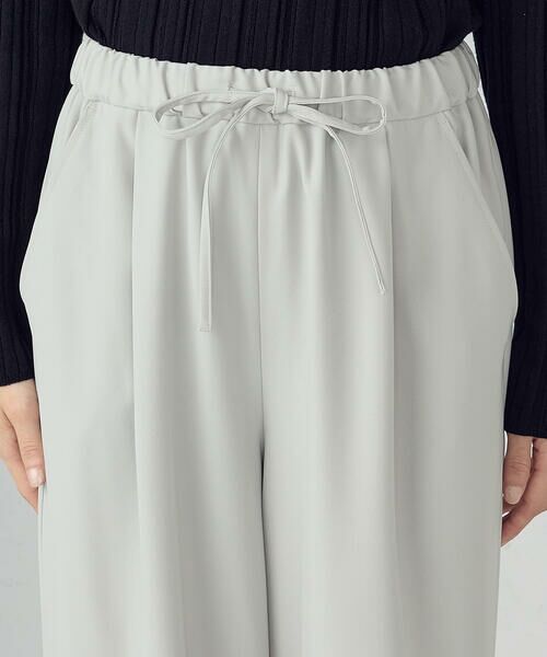 COMME CA ISM / コムサイズム その他パンツ | 裾スリットストレートシルエット イージーパンツ | 詳細10