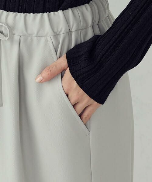 COMME CA ISM / コムサイズム その他パンツ | 裾スリットストレートシルエット イージーパンツ | 詳細11