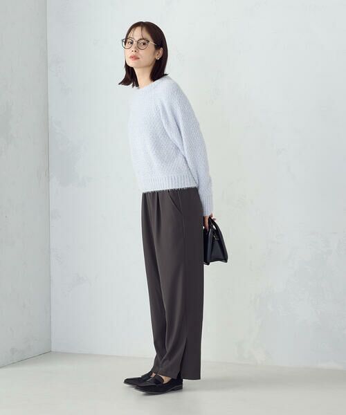 COMME CA ISM / コムサイズム その他パンツ | 裾スリットストレートシルエット イージーパンツ | 詳細16