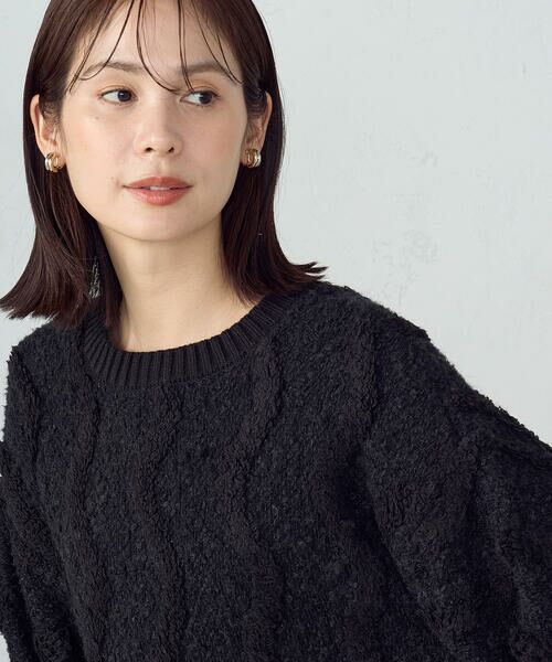 COMME CA ISM / コムサイズム カーディガン・ボレロ | ウェーブジャガード 2WAYカーディガン | 詳細26