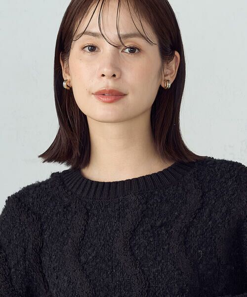 COMME CA ISM / コムサイズム カーディガン・ボレロ | ウェーブジャガード 2WAYカーディガン | 詳細27