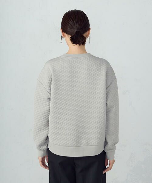COMME CA ISM / コムサイズム スウェット | ダイヤキルト　トレーナー | 詳細12