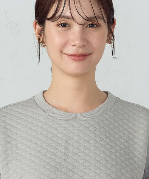 COMME CA ISM / コムサイズム スウェット | ダイヤキルト　トレーナー | 詳細13
