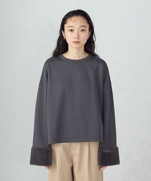 COMME CA ISM / コムサイズム スウェット | ファー　トレーナー | 詳細6