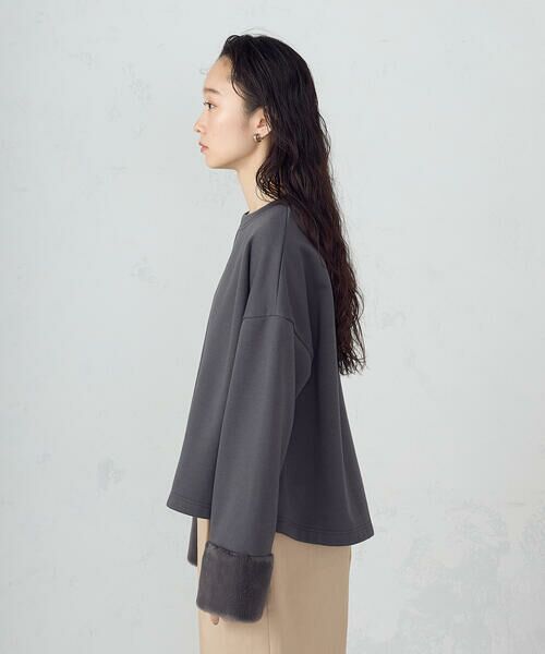 COMME CA ISM / コムサイズム スウェット | ファー　トレーナー | 詳細7