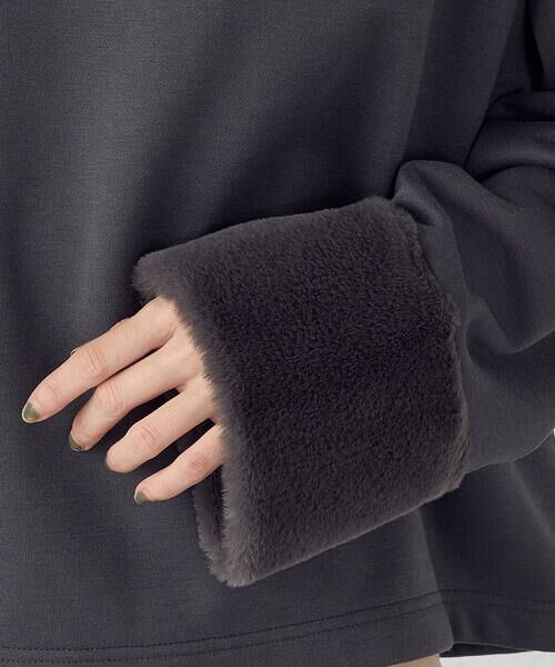 COMME CA ISM / コムサイズム スウェット | ファー　トレーナー | 詳細10