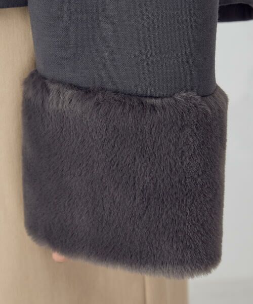 COMME CA ISM / コムサイズム スウェット | ファー　トレーナー | 詳細12