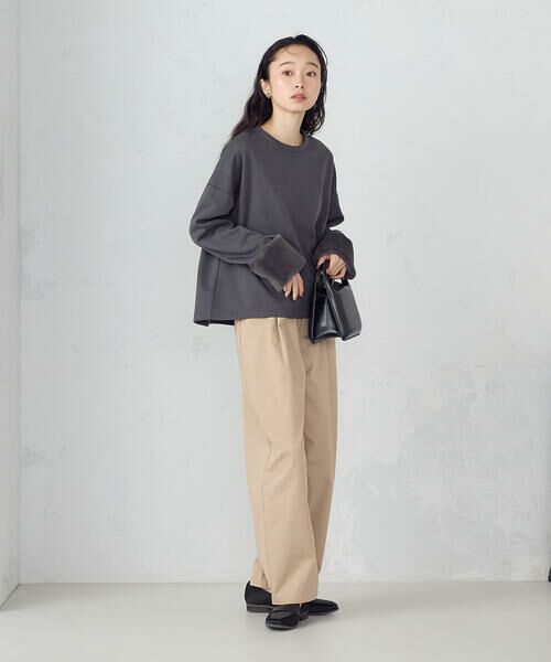 COMME CA ISM / コムサイズム スウェット | ファー　トレーナー | 詳細3