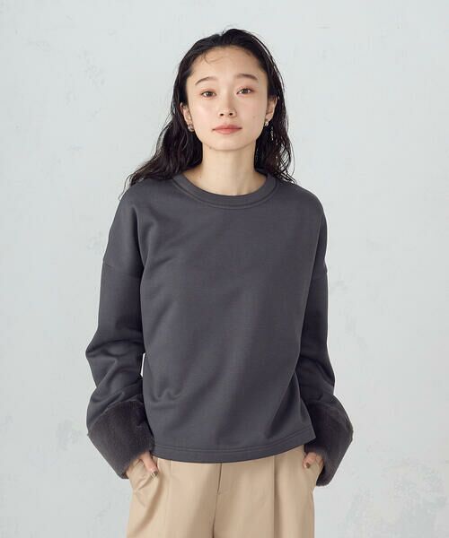 COMME CA ISM / コムサイズム スウェット | ファー　トレーナー | 詳細4