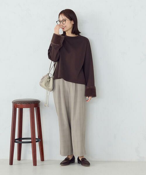 COMME CA ISM / コムサイズム スウェット | ファー　トレーナー | 詳細14