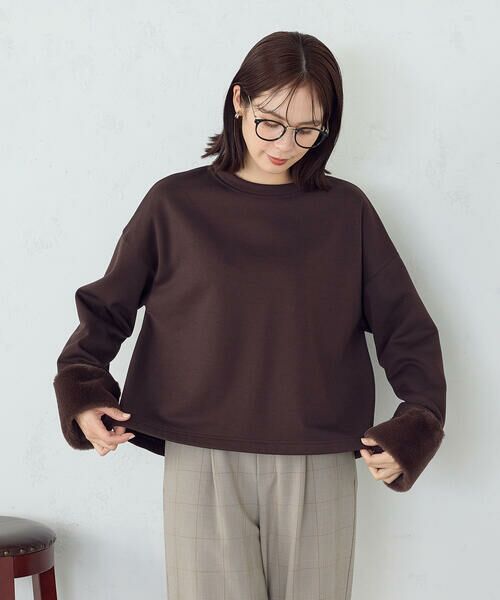 COMME CA ISM / コムサイズム スウェット | ファー　トレーナー | 詳細16