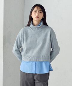 COMME CA ISM / コムサイズム ニット・セーター | 【ウォッシャブル】オフタートルニット