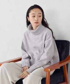 COMME CA ISM / コムサイズム ニット・セーター | 【ウォッシャブル】オフタートルニット