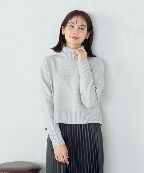 COMME CA ISM / コムサイズム ニット・セーター | 【ウォッシャブル】オフタートルニット | 詳細7