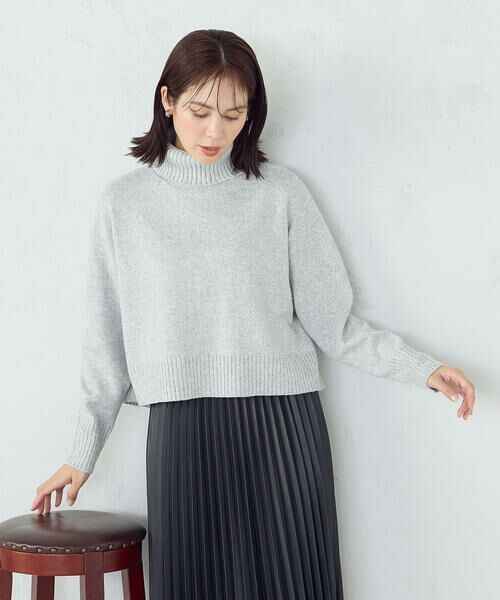 COMME CA ISM / コムサイズム ニット・セーター | 【ウォッシャブル】オフタートルニット | 詳細8