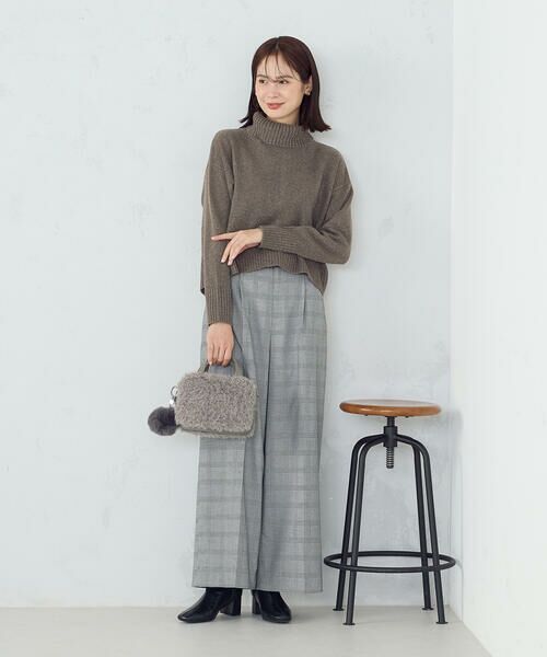COMME CA ISM / コムサイズム ニット・セーター | 【ウォッシャブル】オフタートルニット | 詳細10