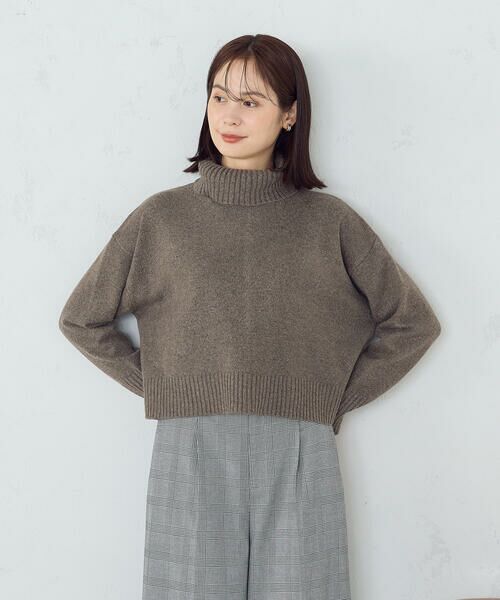 COMME CA ISM / コムサイズム ニット・セーター | 【ウォッシャブル】オフタートルニット | 詳細11