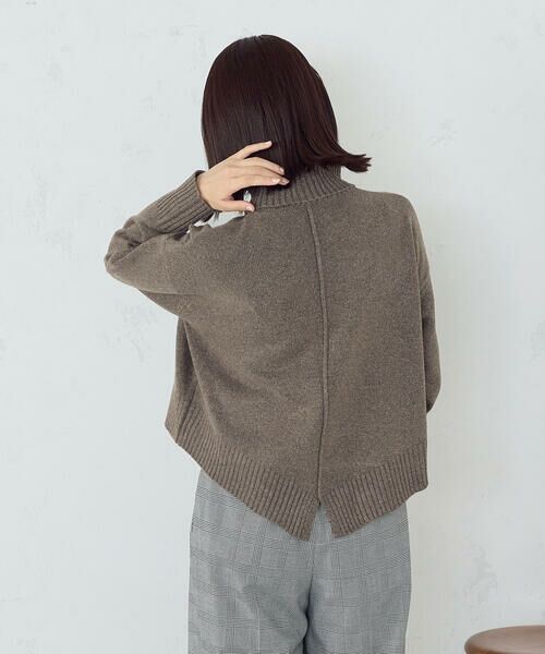 COMME CA ISM / コムサイズム ニット・セーター | 【ウォッシャブル】オフタートルニット | 詳細12