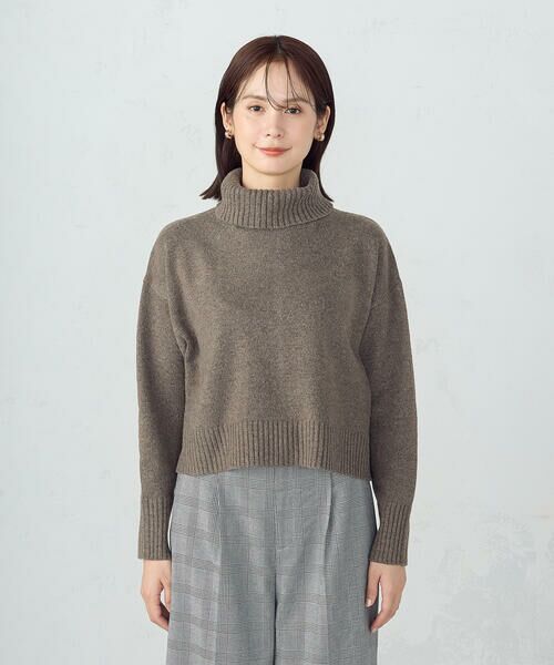 COMME CA ISM / コムサイズム ニット・セーター | 【ウォッシャブル】オフタートルニット | 詳細13