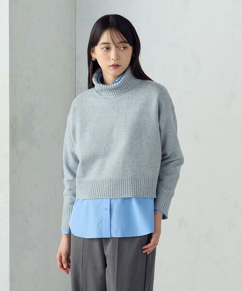 COMME CA ISM / コムサイズム ニット・セーター | 【ウォッシャブル】オフタートルニット | 詳細19