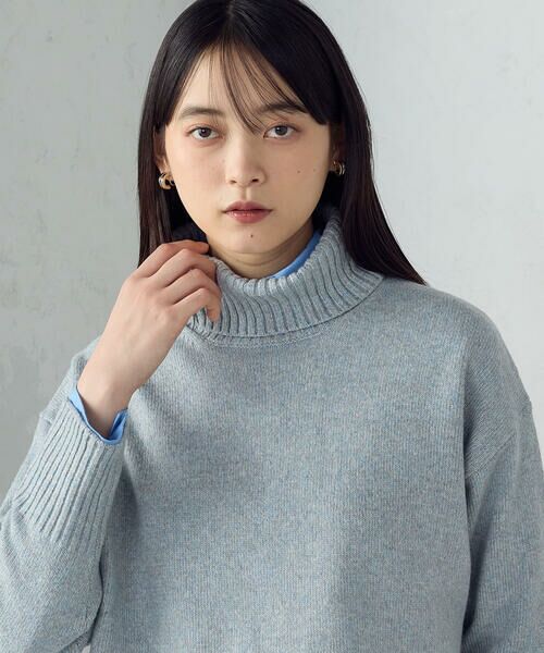 COMME CA ISM / コムサイズム ニット・セーター | 【ウォッシャブル】オフタートルニット | 詳細20