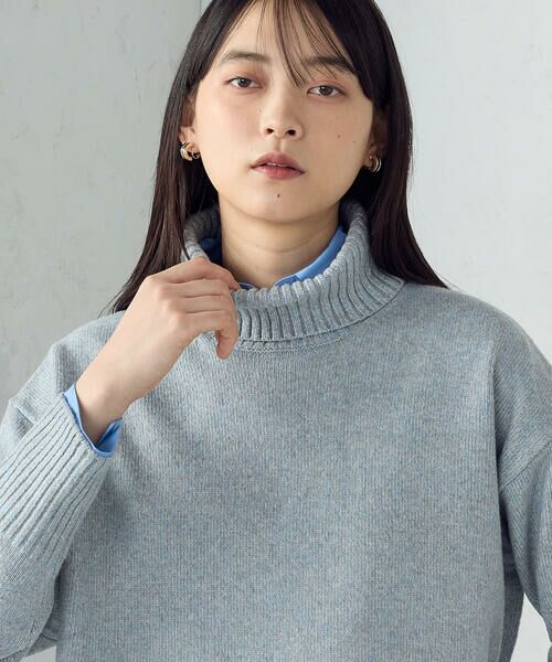 COMME CA ISM / コムサイズム ニット・セーター | 【ウォッシャブル】オフタートルニット | 詳細21