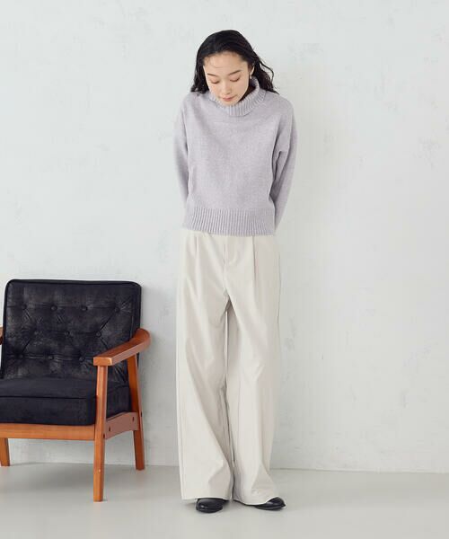 COMME CA ISM / コムサイズム ニット・セーター | 【ウォッシャブル】オフタートルニット | 詳細23