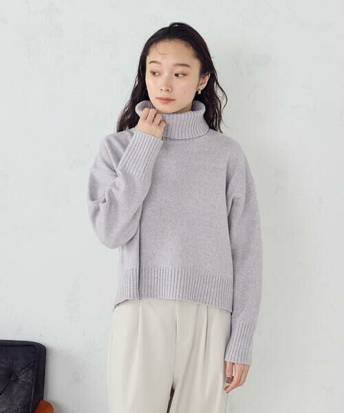 COMME CA ISM / コムサイズム ニット・セーター | 【ウォッシャブル】オフタートルニット | 詳細25