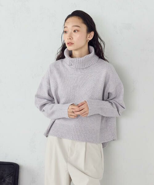 COMME CA ISM / コムサイズム ニット・セーター | 【ウォッシャブル】オフタートルニット | 詳細27