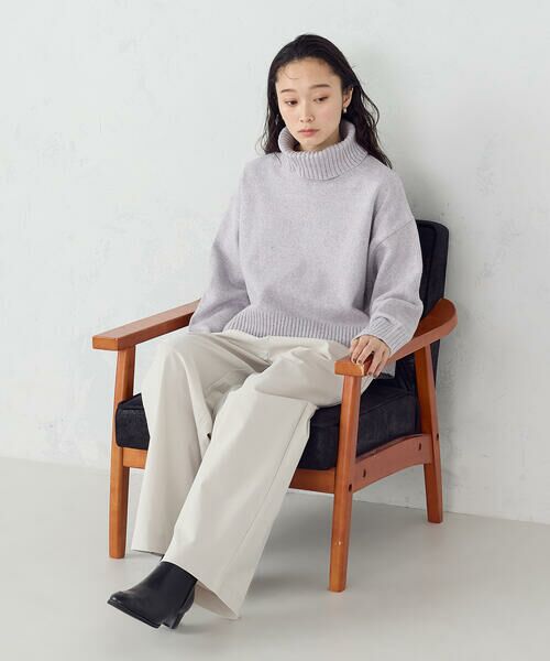 COMME CA ISM / コムサイズム ニット・セーター | 【ウォッシャブル】オフタートルニット | 詳細28