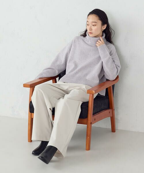 COMME CA ISM / コムサイズム ニット・セーター | 【ウォッシャブル】オフタートルニット | 詳細29