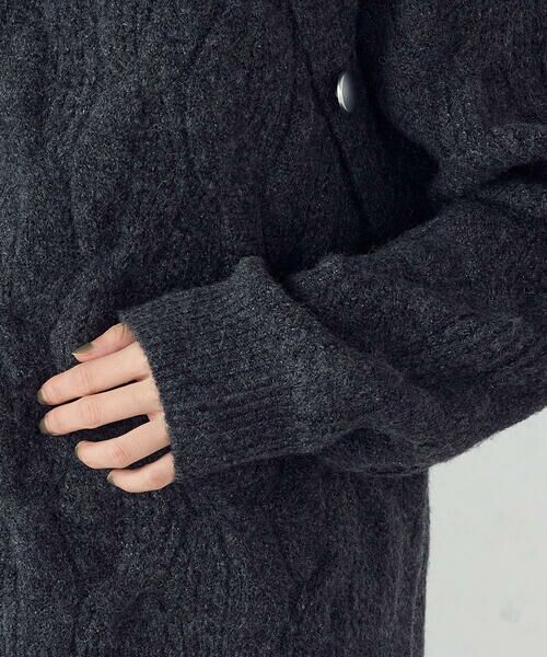 COMME CA ISM / コムサイズム ニット・セーター | ケーブル ボタンニット | 詳細15