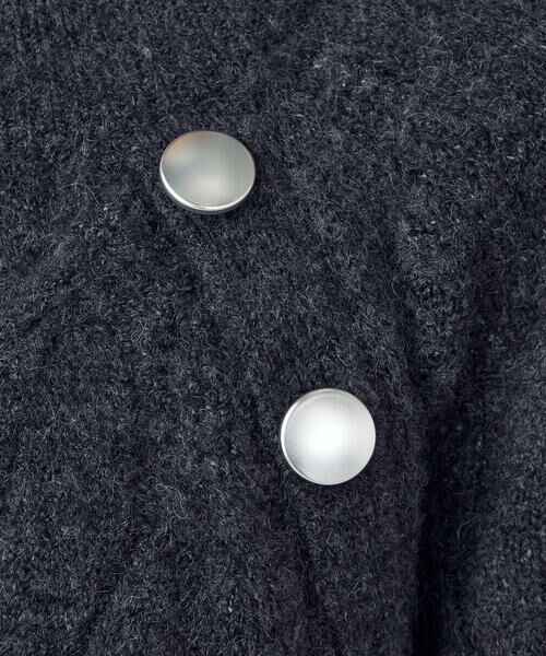 COMME CA ISM / コムサイズム ニット・セーター | ケーブル ボタンニット | 詳細18